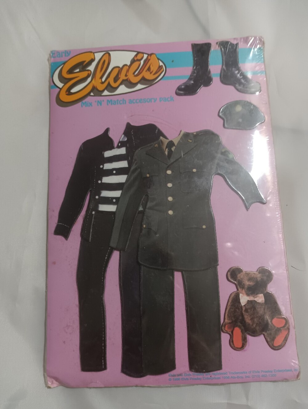 1996 Early Elvis Presley Mix N Match Magnetic Paper Doll Accessory NEW Sealed